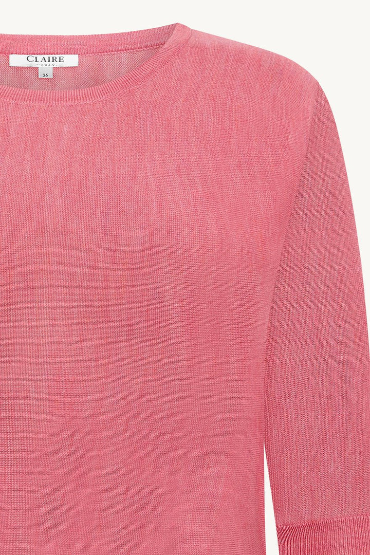 Pippa Pullover Coral Blush Melange | Genser | Smuk