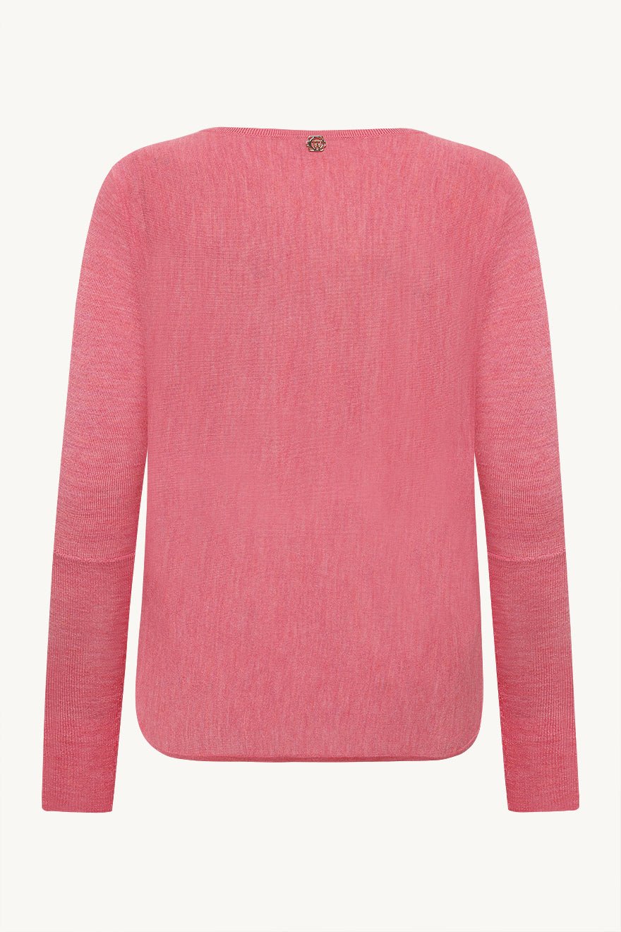 Pippa Pullover Coral Blush Melange | Genser | Smuk