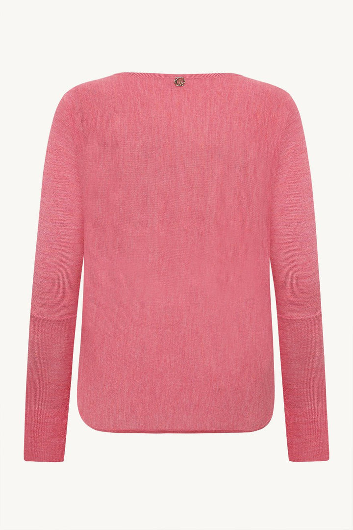 Pippa Pullover Coral Blush Melange | Genser | Smuk
