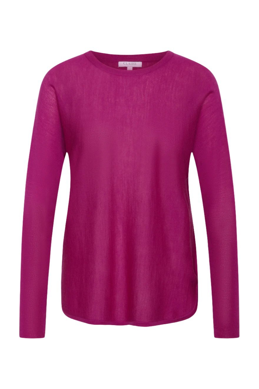 Pippa Pullover Fuchia | Genser | Smuk - Dameklær på nett
