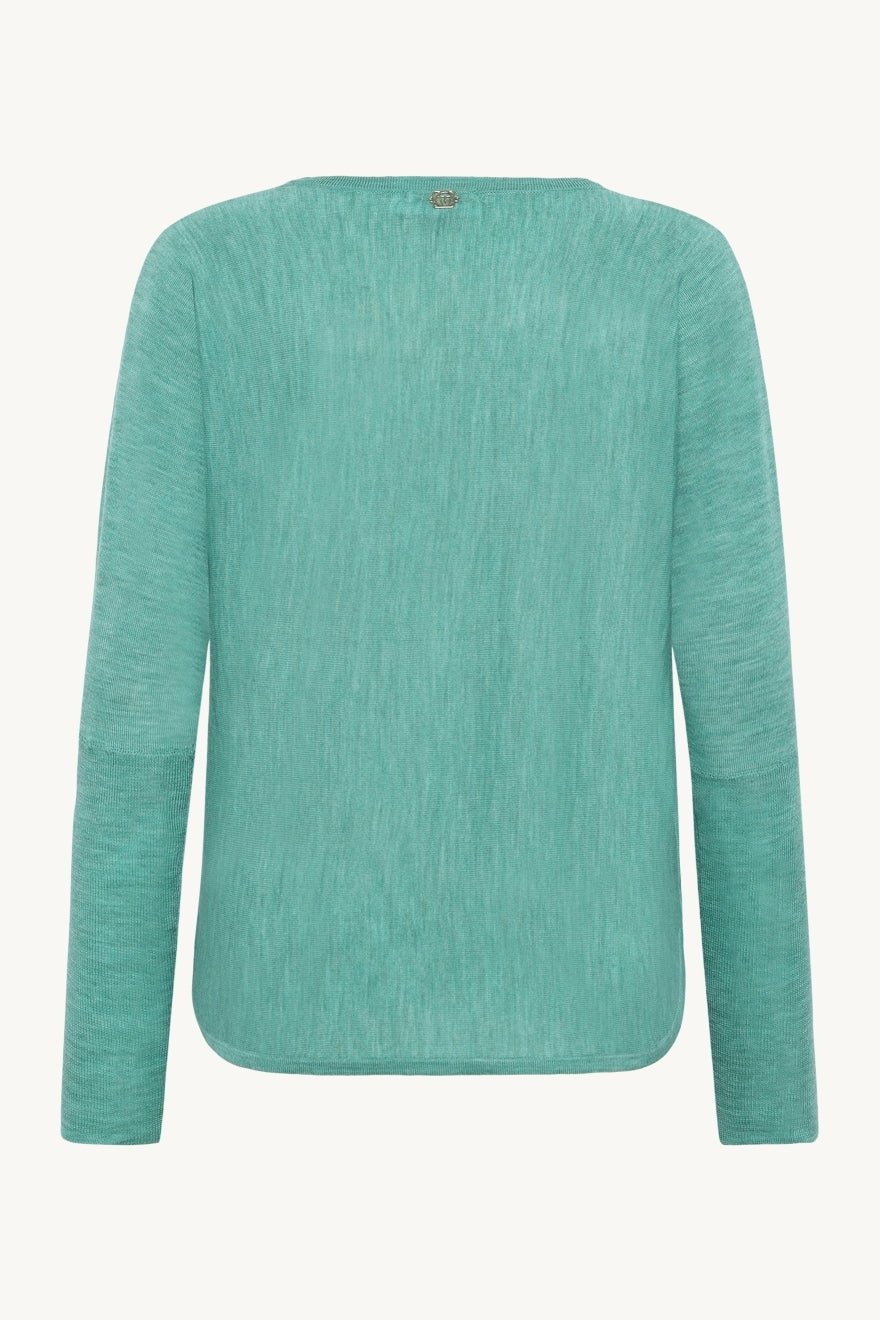 Pippa Pullover Green Bay Melange | Genser | Smuk