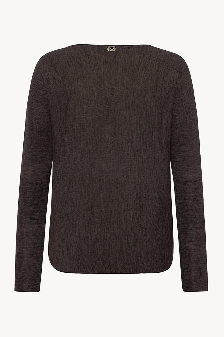 Pippa Pullover Hot Fudge Melange | Genser | Smuk