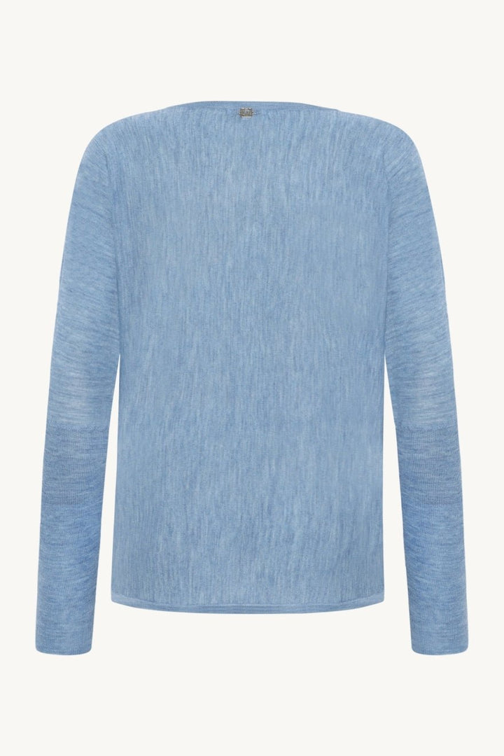 Pippa Pullover Vista Blue Melange | Genser | Smuk