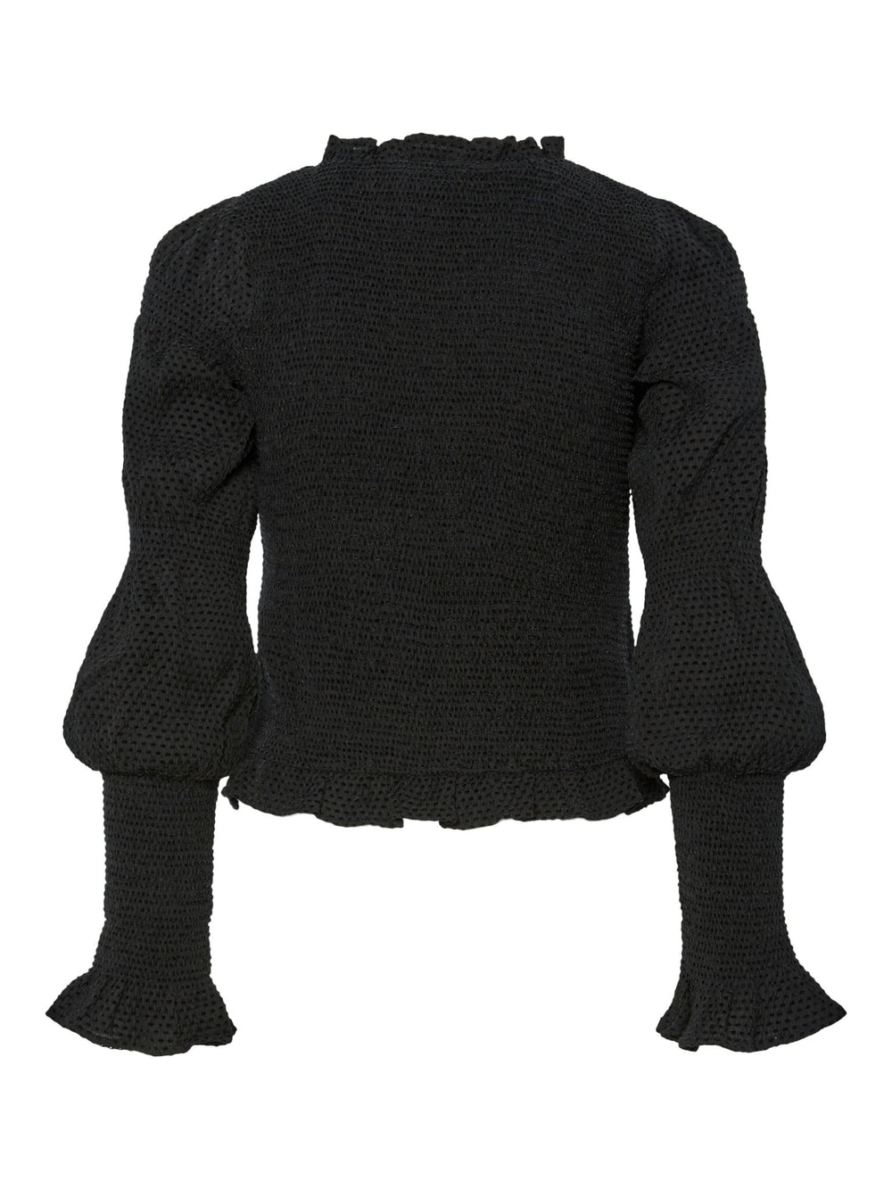 Pira Ls Smock Top Black | Topper | Smuk - Dameklær på nett