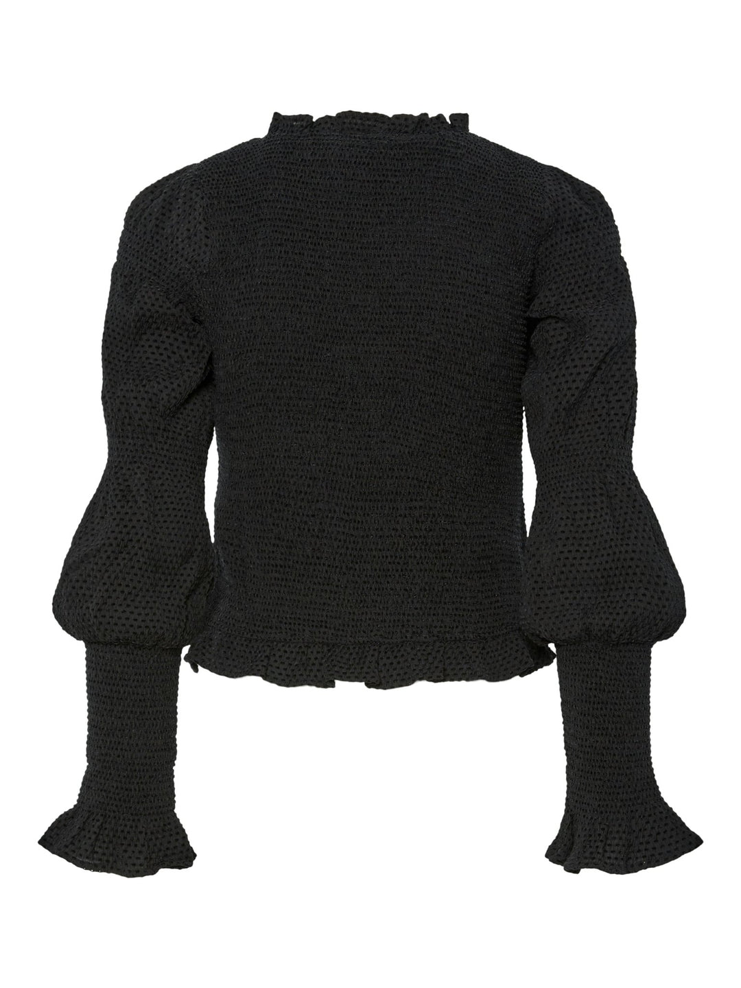 Pira Ls Smock Top Black | Topper | Smuk - Dameklær på nett