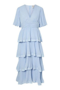 Plira Ss Long Dress Halogen Blue