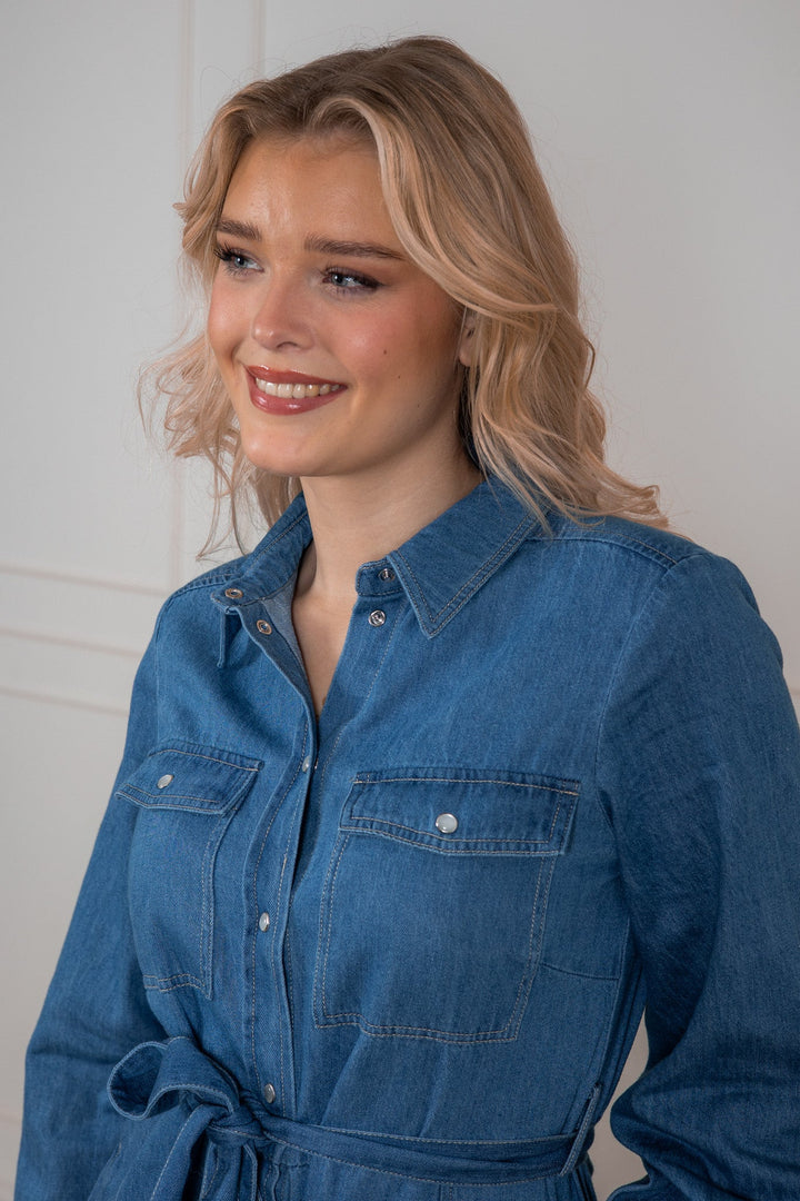 Polenkapw Dress Medium Blue Denim | Kjoler | Smuk - Dameklær på nett