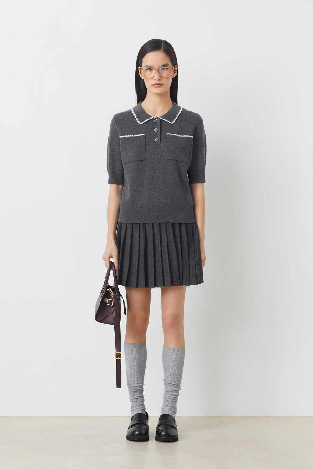 Polka Pullover Carbone | Genser | Smuk - Dameklær på nett