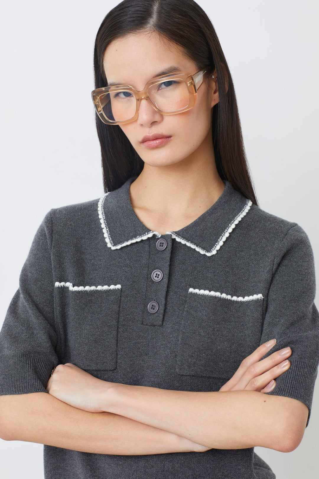 Polka Pullover Carbone | Genser | Smuk - Dameklær på nett
