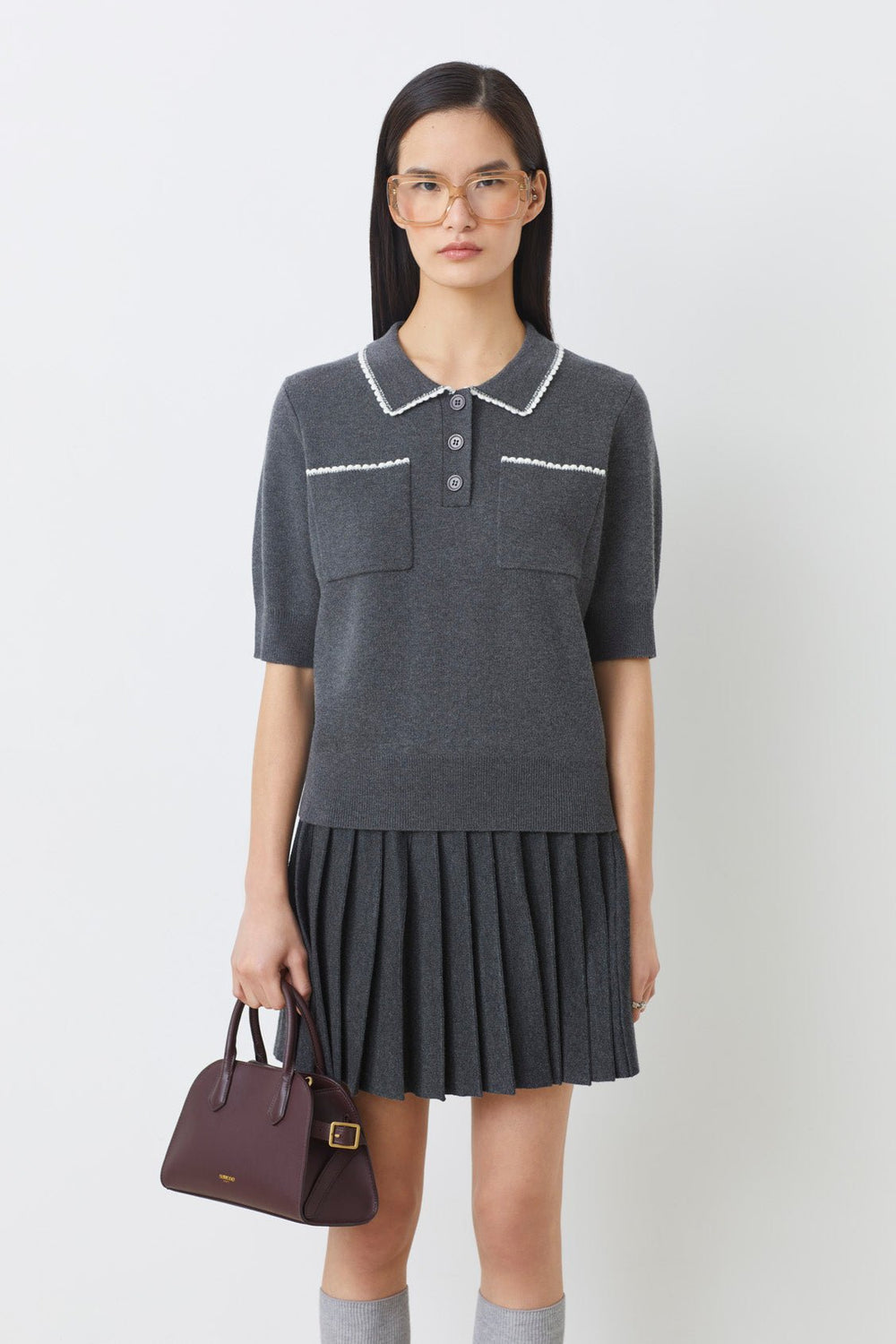 Polka Pullover Carbone | Genser | Smuk - Dameklær på nett