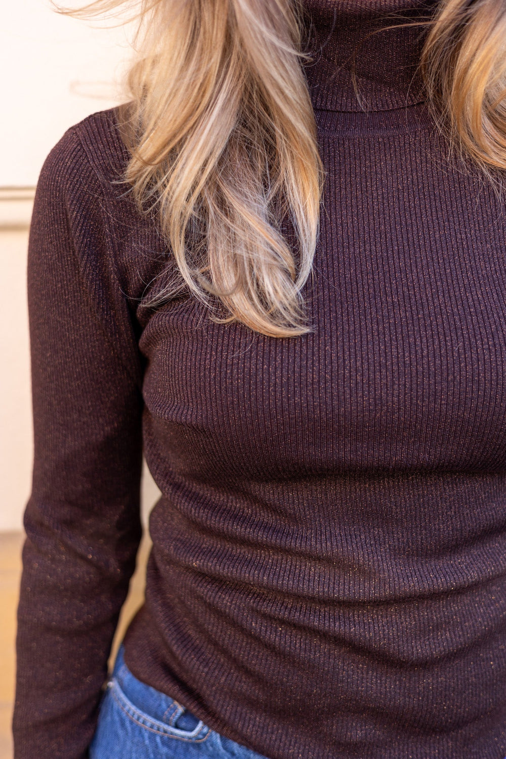 Polo Lurex Brown | Genser | Smuk - Dameklær på nett