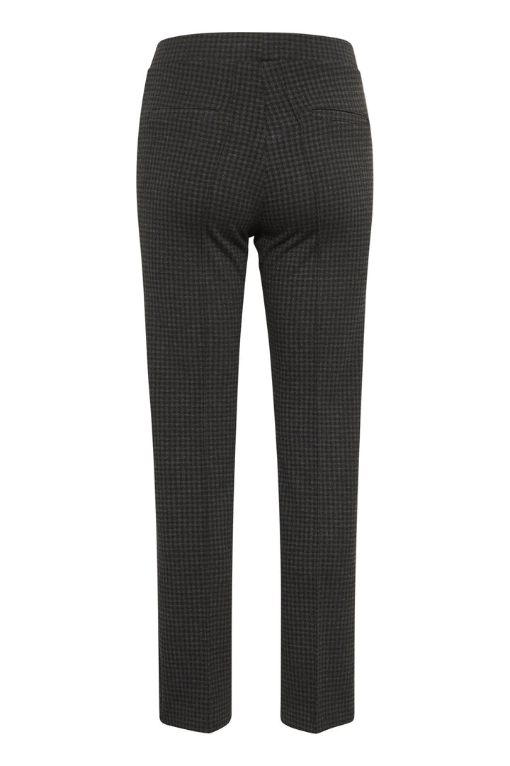 Pontaspw Pants Dark Grey Check | Bukser | Smuk - Dameklær på nett