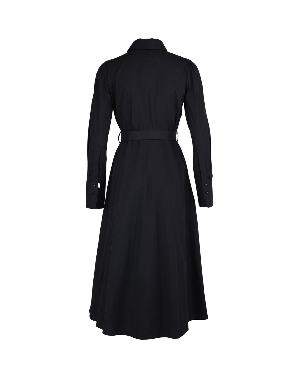Poplin Midi Dress Black | Kjoler | Smuk