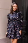 Poplin Mini Dress Petals
