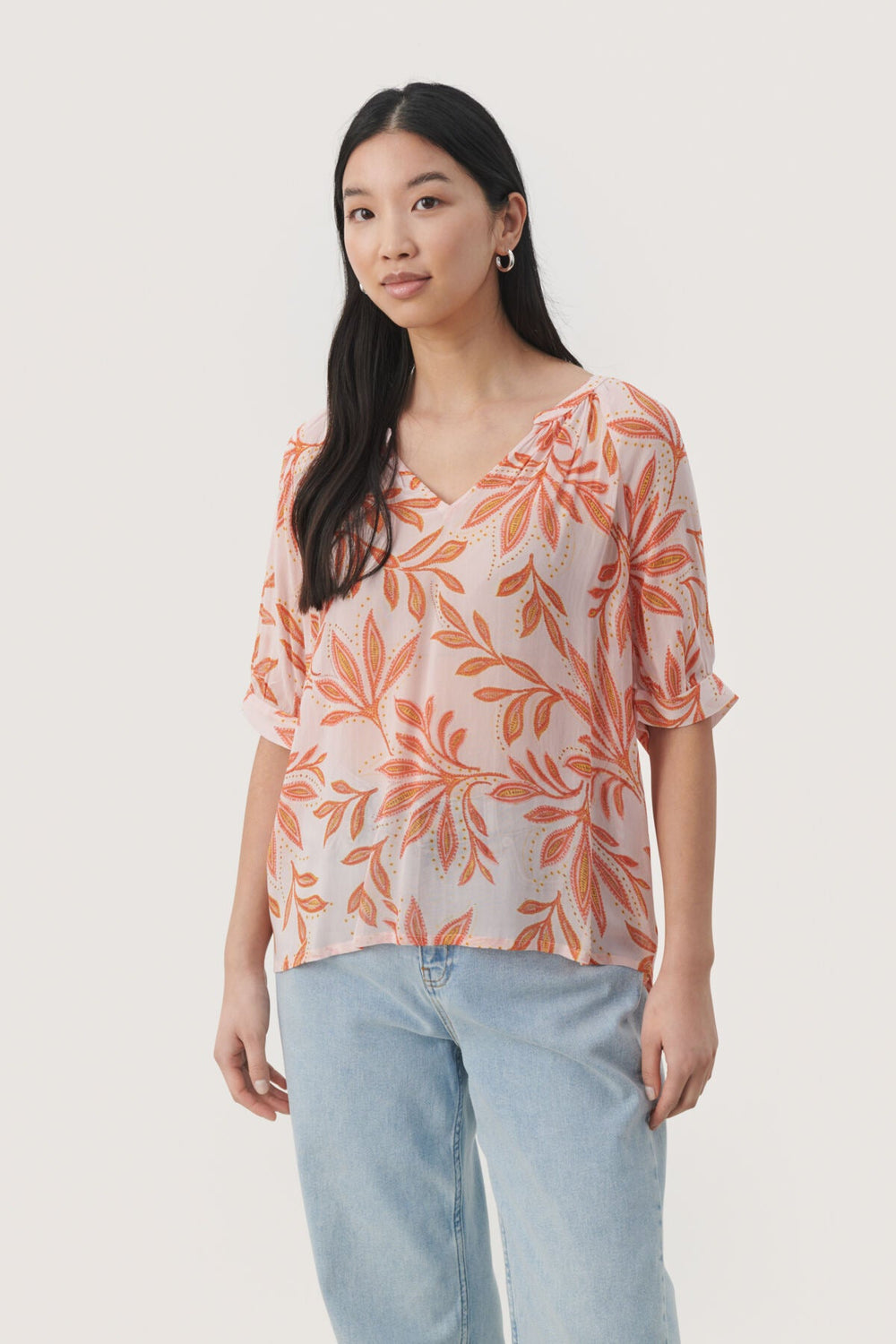 Popsypw Blouse Potpourri Delicate Leaf | Skjorter og bluser | Smuk - Dameklær på nett