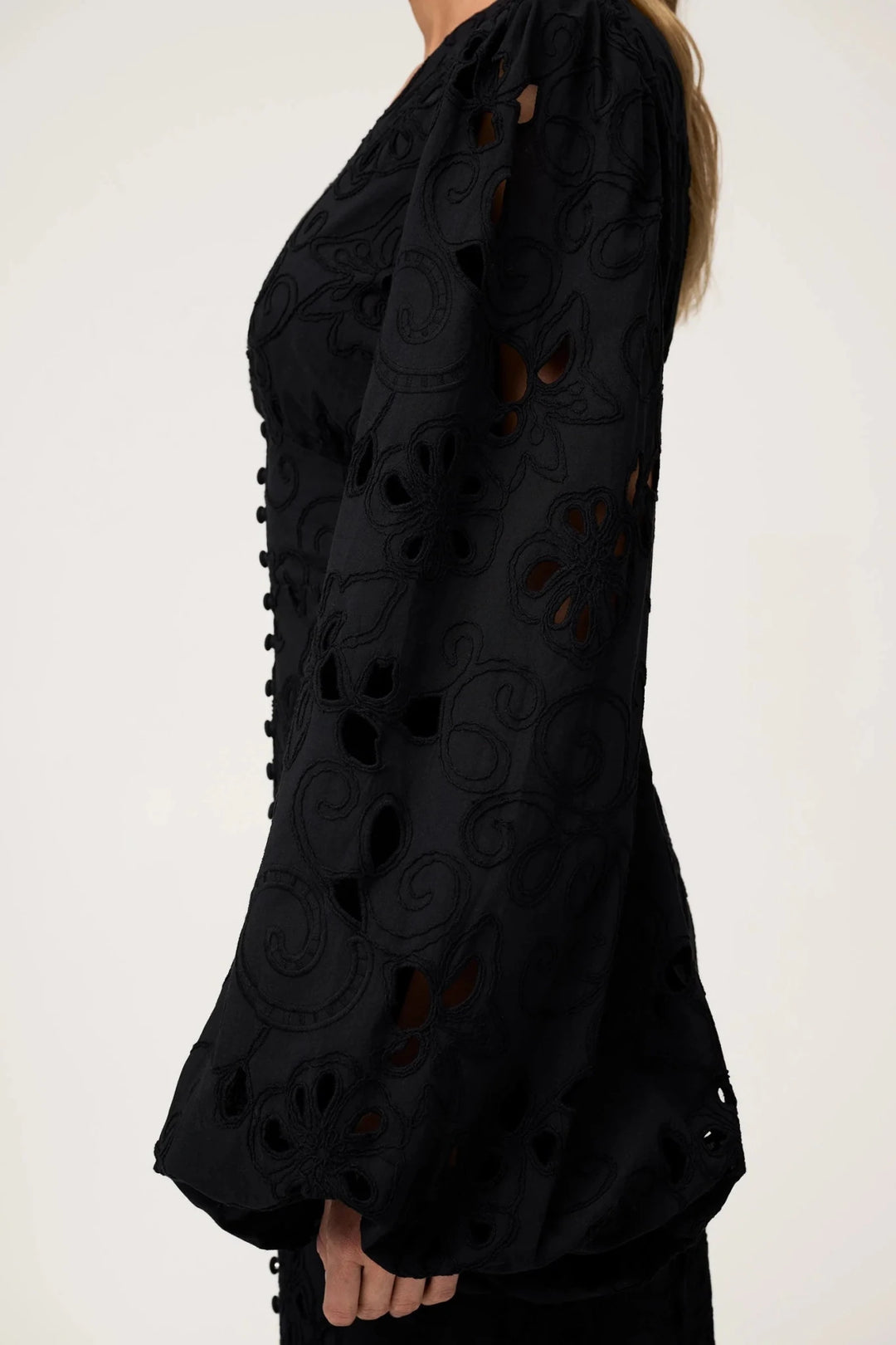 Positano Dress Black Embroidery | Kjoler | Smuk