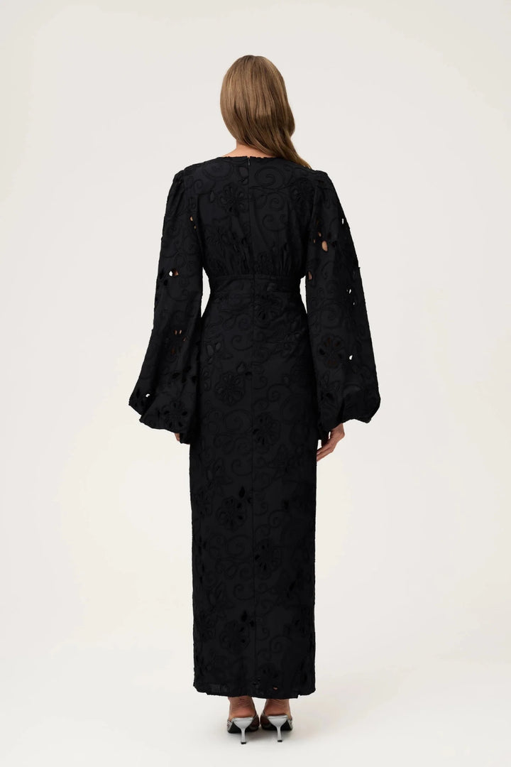 Positano Dress Black Embroidery | Kjoler | Smuk