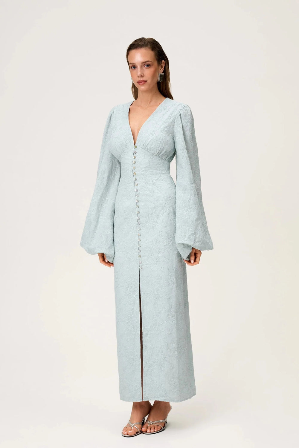 Positano Dress Mint Embroidery | Kjoler | Smuk