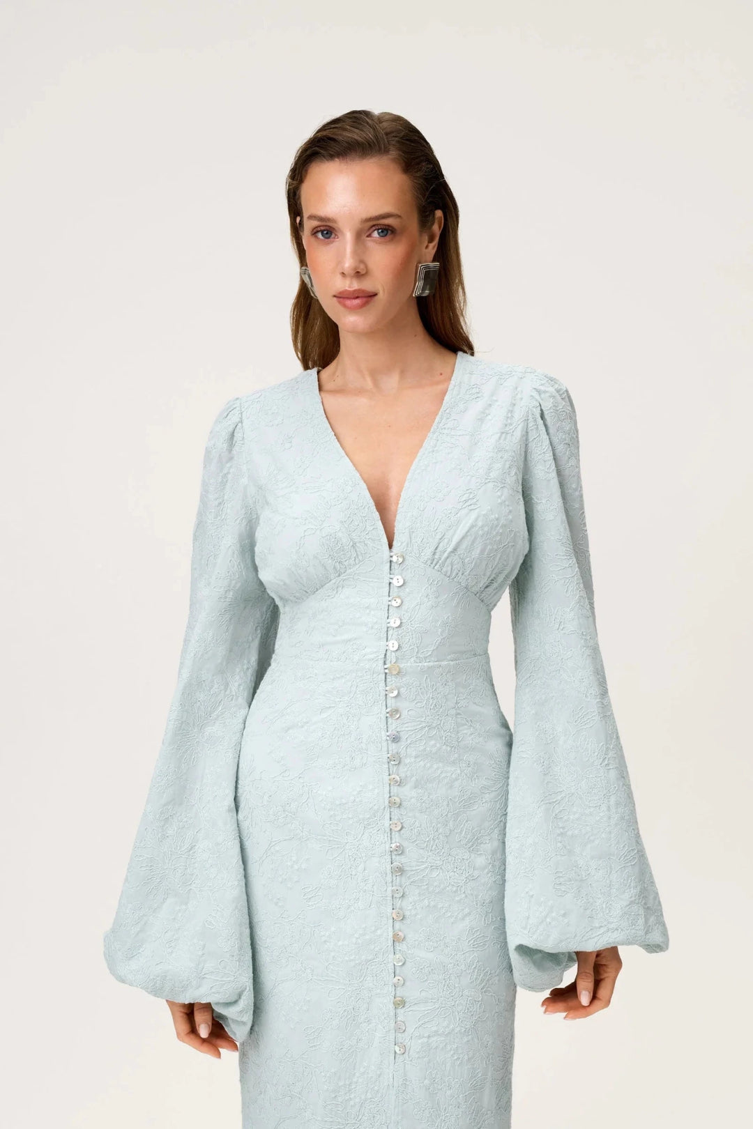 Positano Dress Mint Embroidery | Kjoler | Smuk