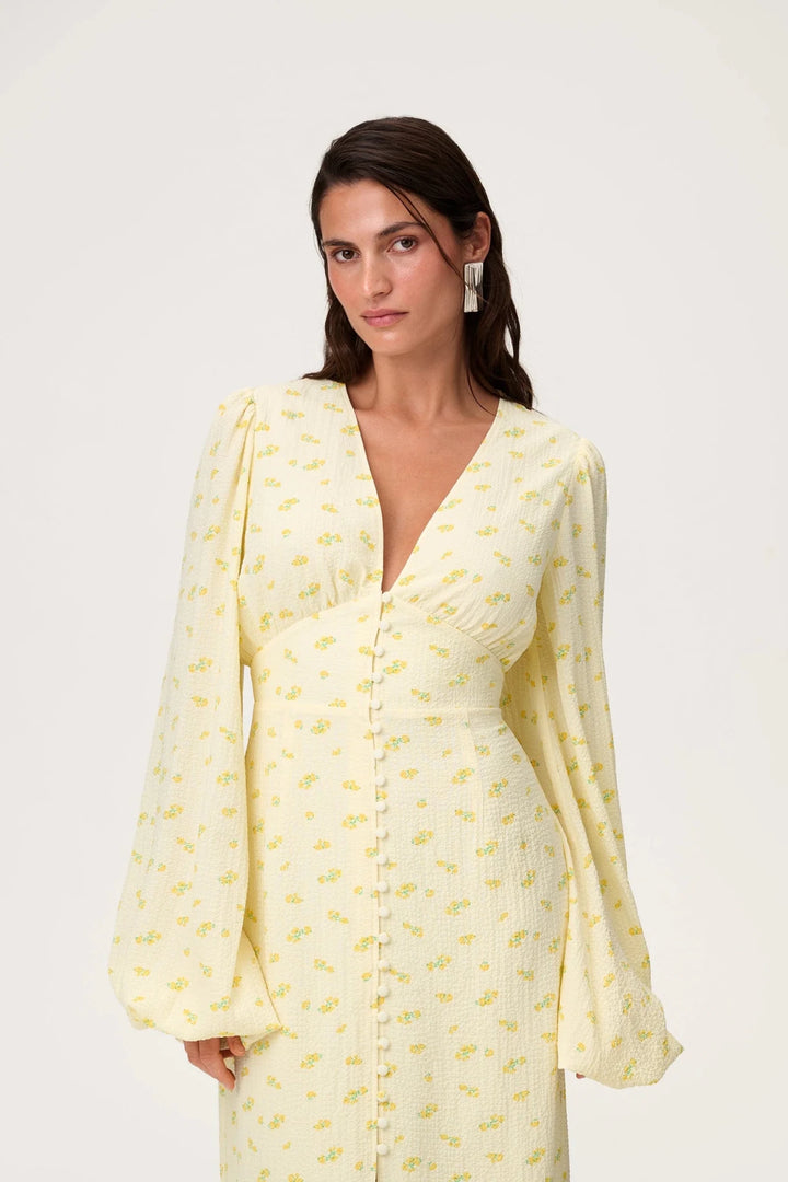Positano Dress Pastel Yellow | Kjoler | Smuk