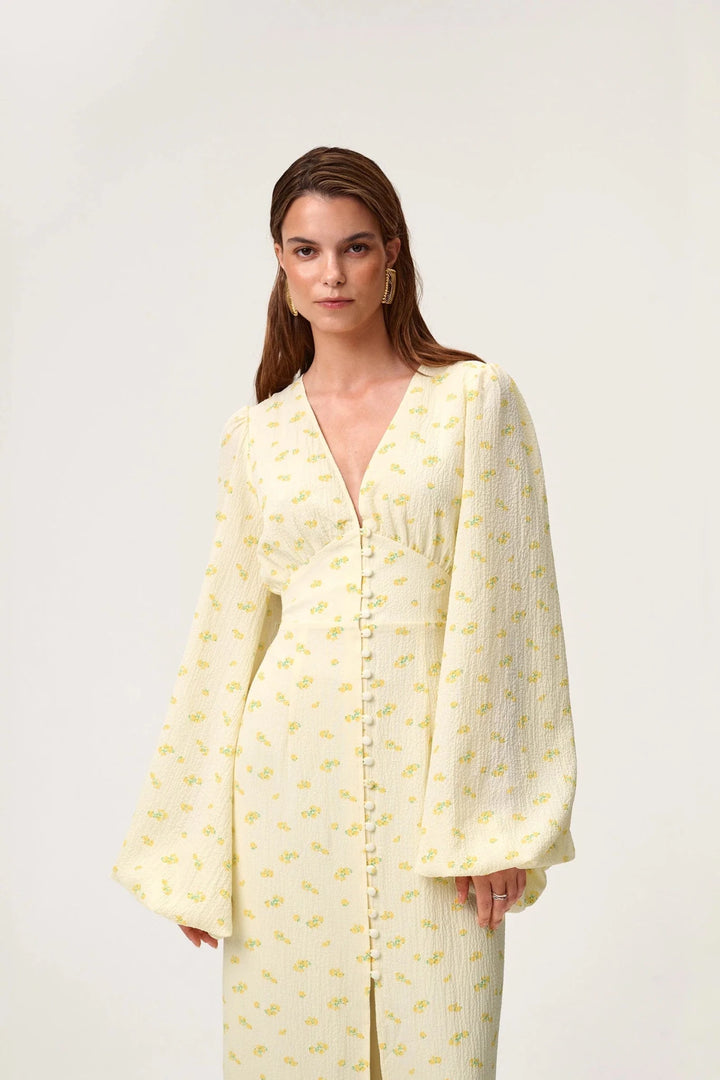 Positano Dress Pastel Yellow | Kjoler | Smuk