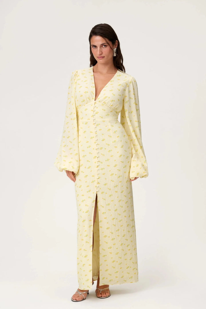Positano Dress Pastel Yellow | Kjoler | Smuk