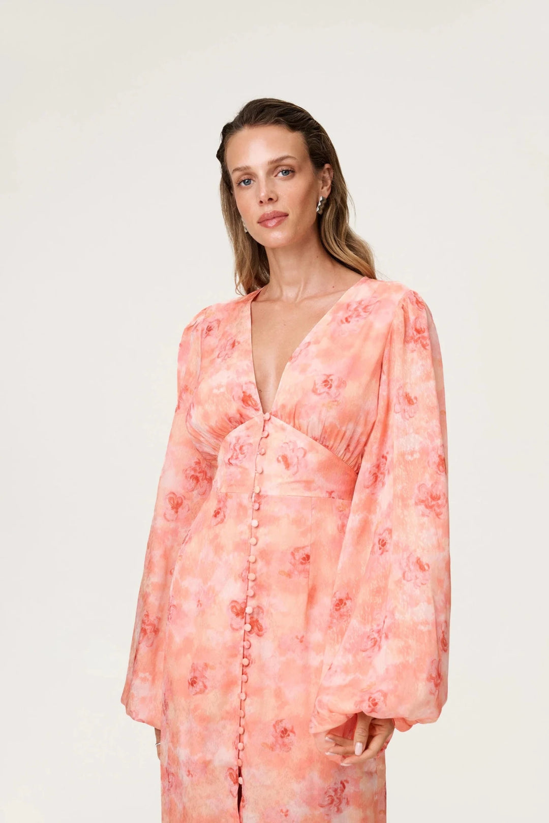 Positano Dress Peach | Kjoler | Smuk