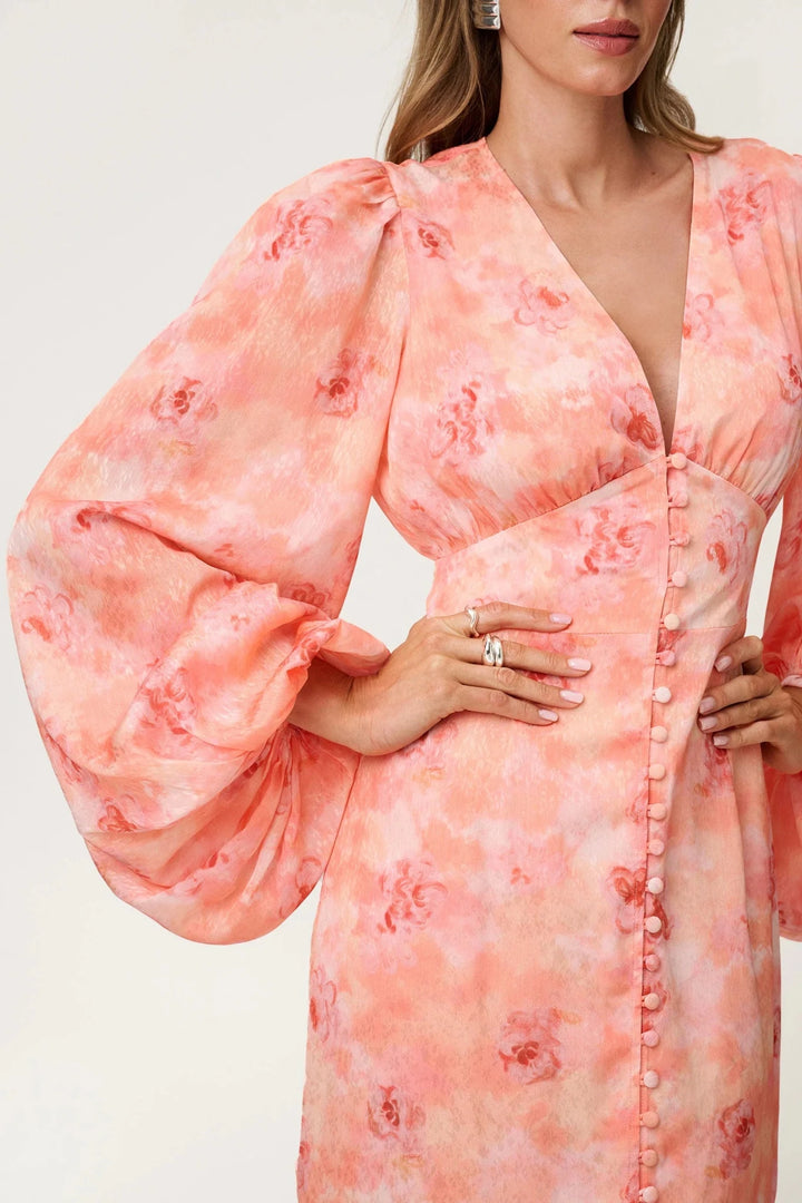 Positano Dress Peach | Kjoler | Smuk
