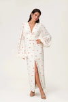 Positano Dress White Rose