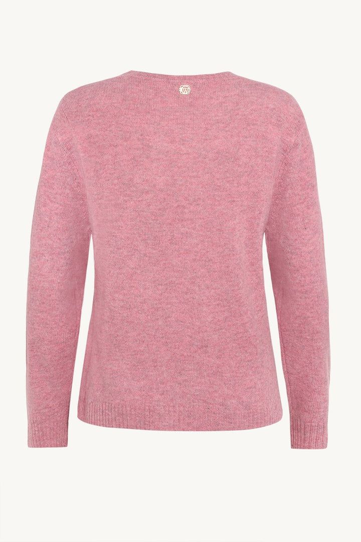 Preet Knit Rose Wine Melange | Genser | Smuk