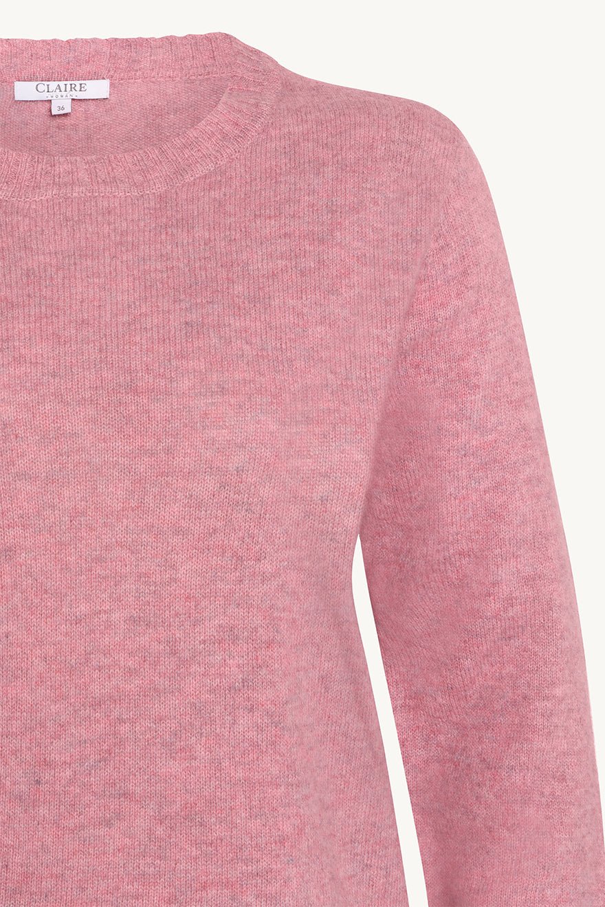 Preet Knit Rose Wine Melange | Genser | Smuk