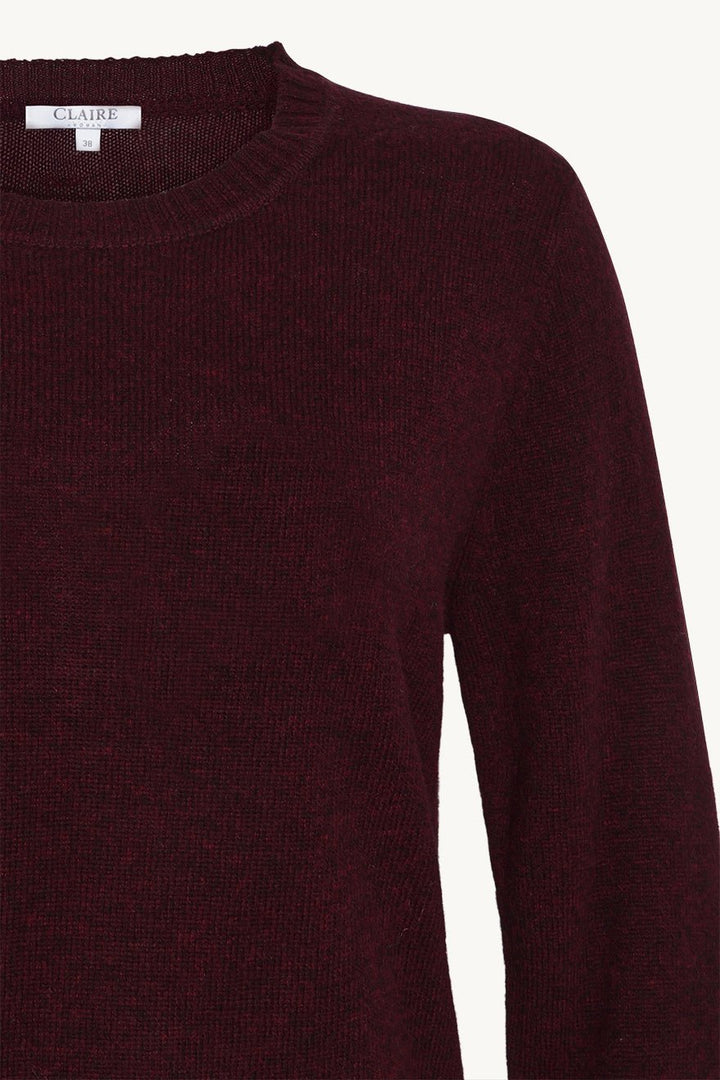 Preet Knit Wine Melange | Genser | Smuk - Dameklær på nett
