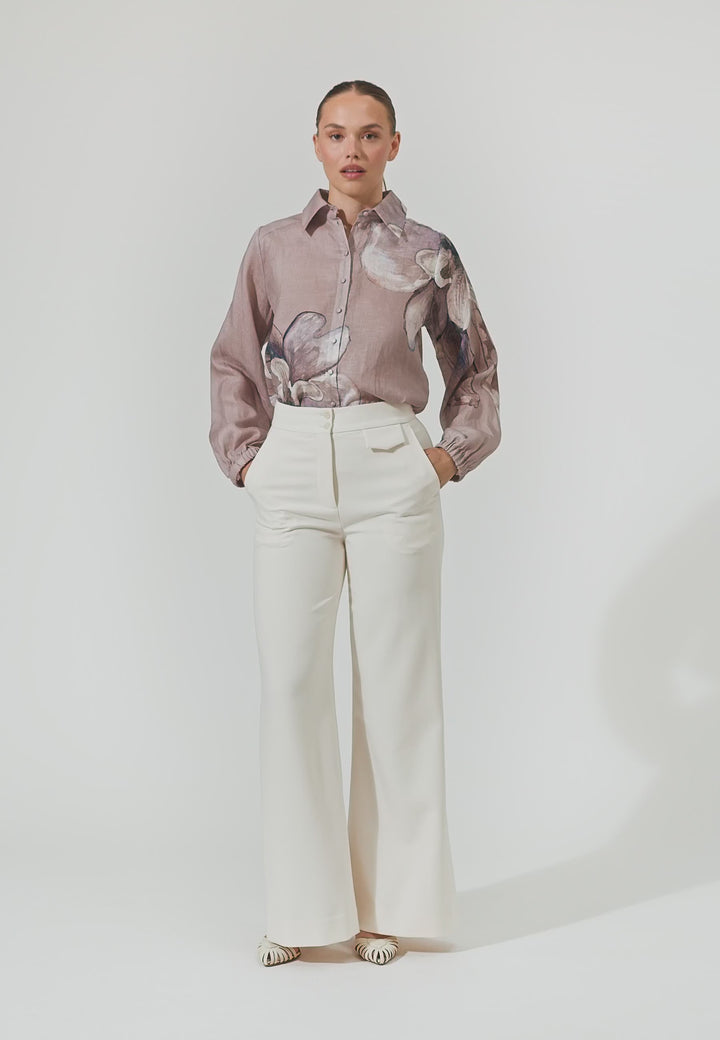 Sioma Blouse Ns Belladonna Latte