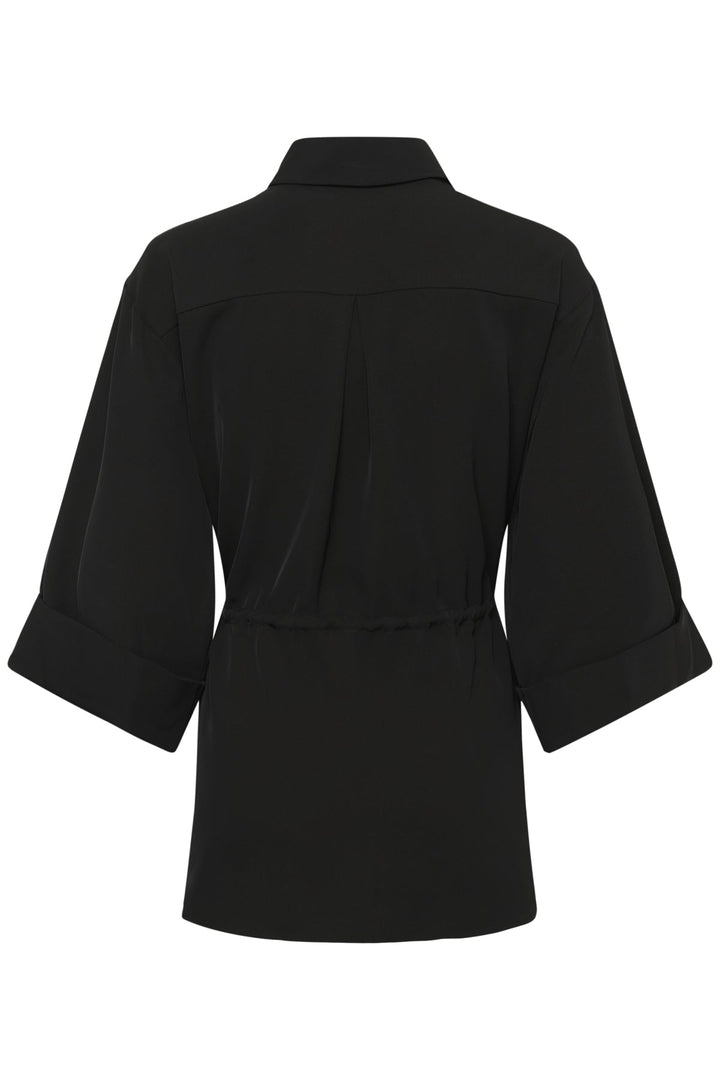 Qaileyiw Shirt Jacket Black | Skjorter og bluser | Smuk