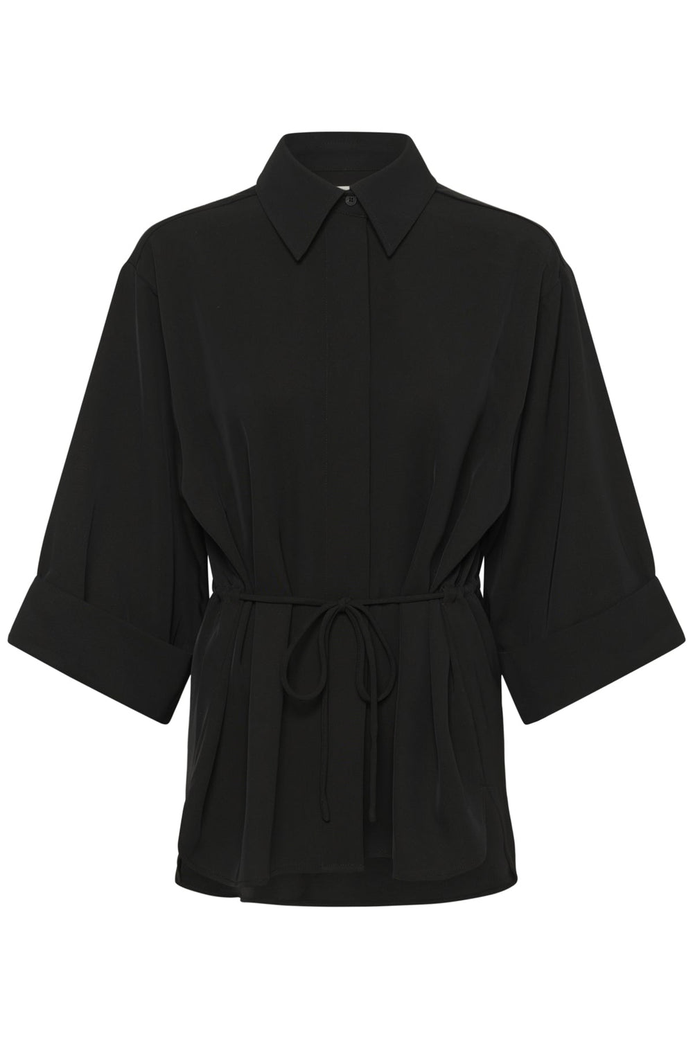 Qaileyiw Shirt Jacket Black | Skjorter og bluser | Smuk