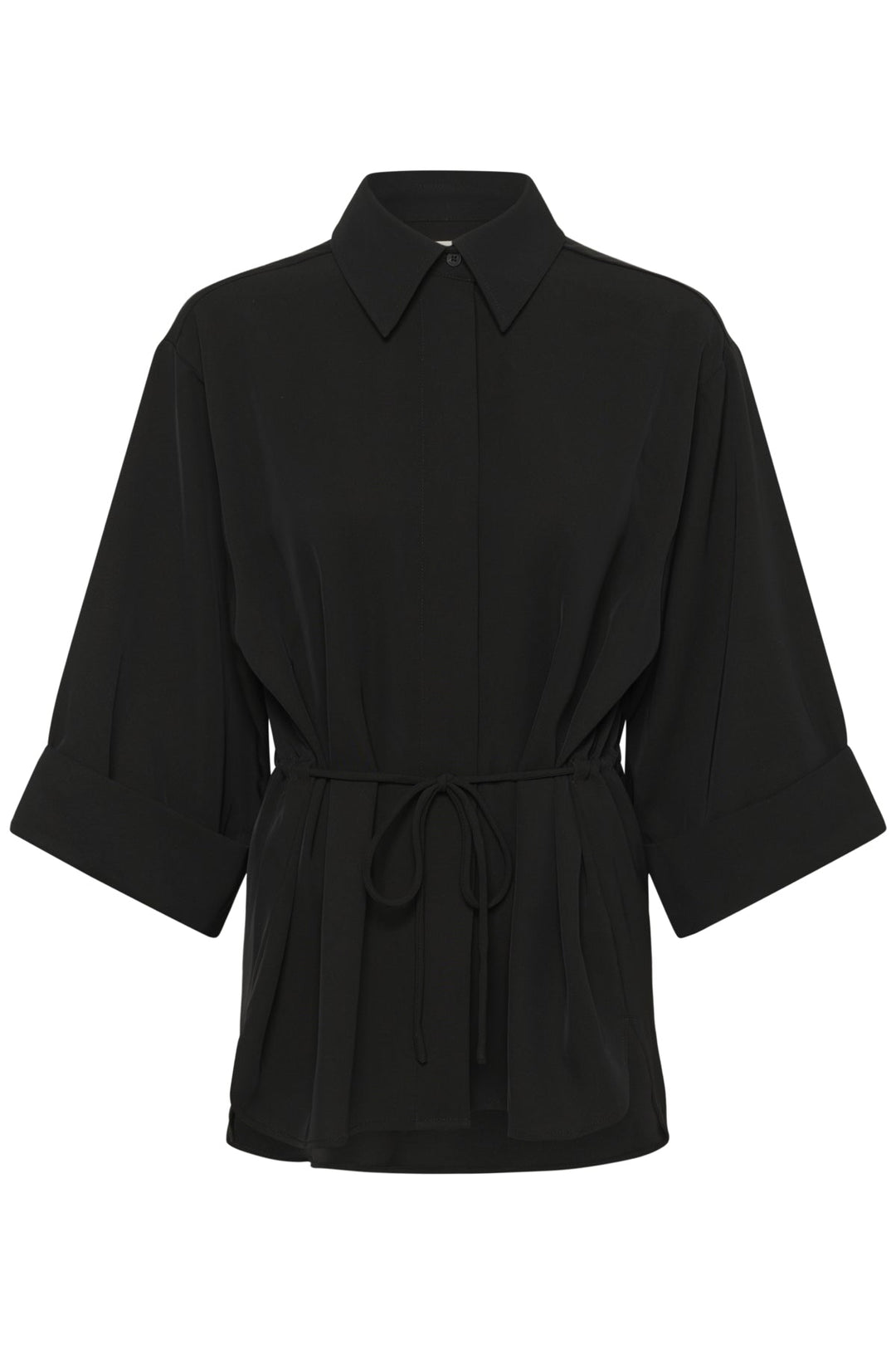Qaileyiw Shirt Jacket Black | Skjorter og bluser | Smuk