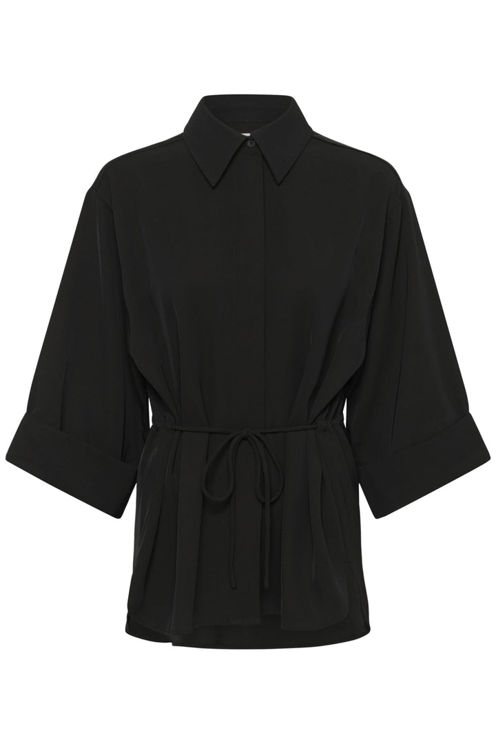 Qaileyiw Shirt Jacket Black | Skjorter og bluser | Smuk