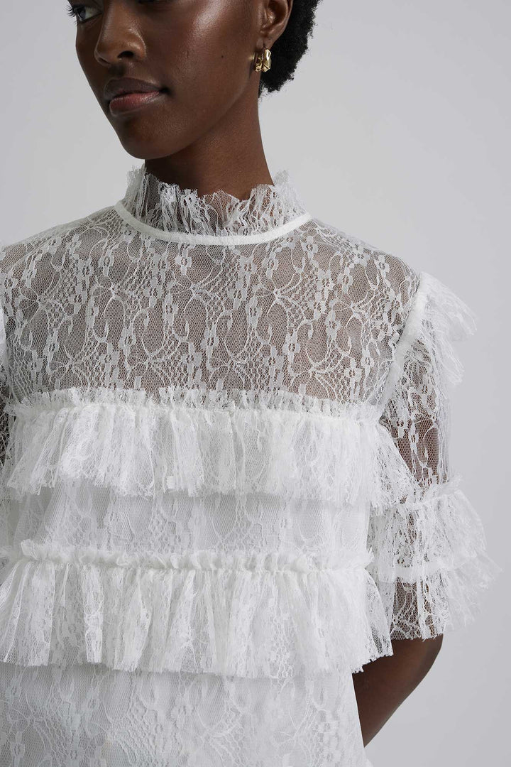 Rachel Blouse White | Skjorter og bluser | Smuk