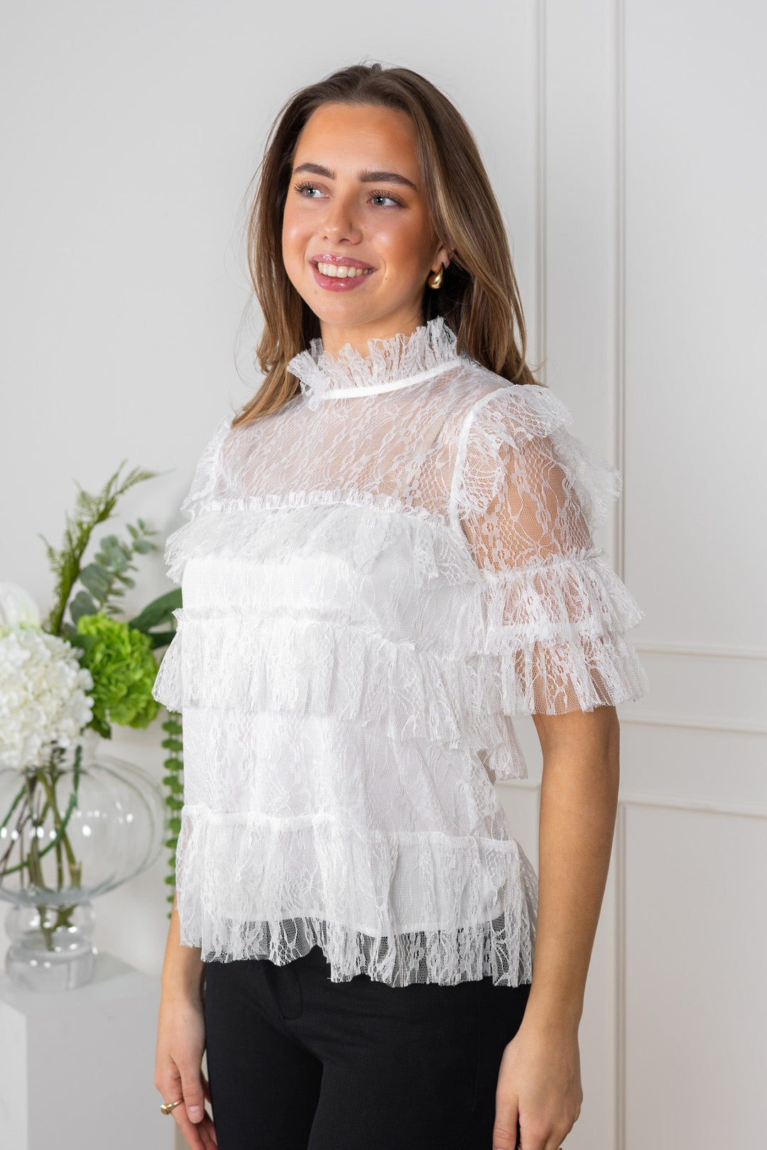 Rachel Blouse White | Skjorter og bluser | Smuk