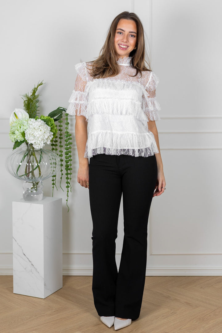 Rachel Blouse White | Skjorter og bluser | Smuk