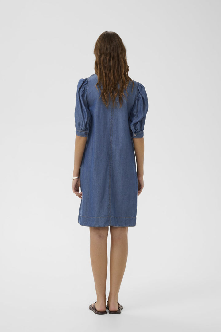 Racheliw Dress Dark Blue Denim | Kjoler | Smuk