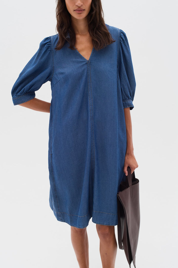 Racheliw Dress Medium Blue | Kjoler | Smuk - Dameklær på nett
