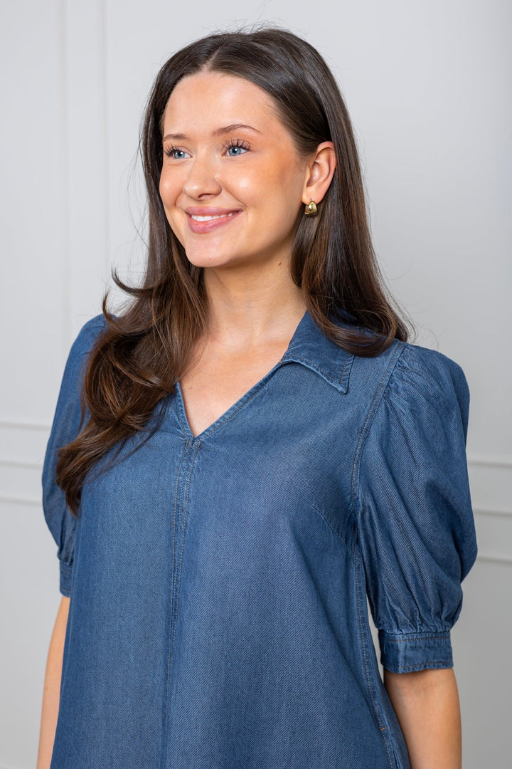 Racheliw Dress Medium Blue | Kjoler | Smuk - Dameklær på nett