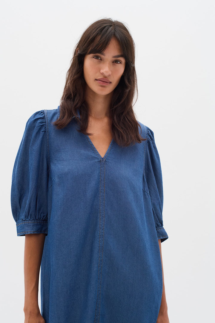 Racheliw Dress Medium Blue | Kjoler | Smuk - Dameklær på nett