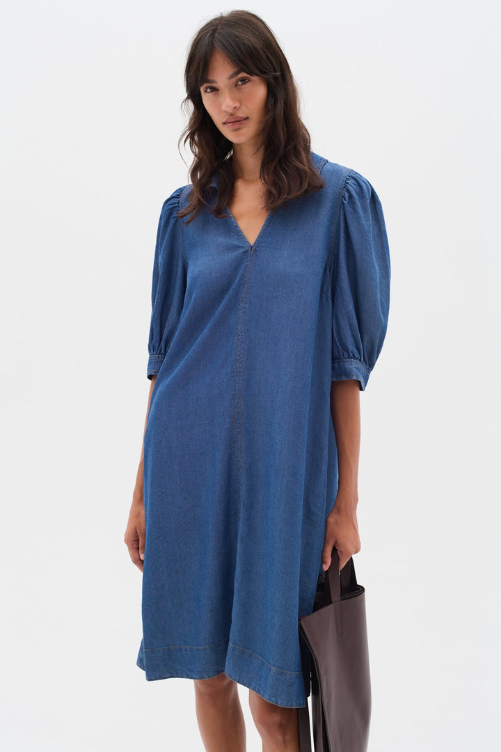 Racheliw Dress Medium Blue | Kjoler | Smuk - Dameklær på nett