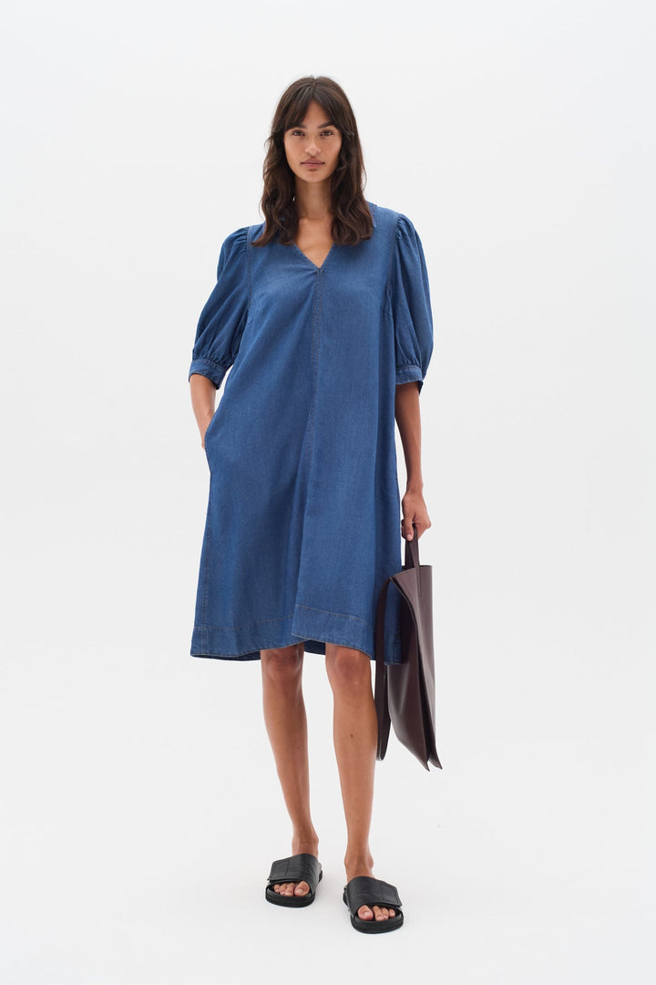 Racheliw Dress Medium Blue | Kjoler | Smuk - Dameklær på nett