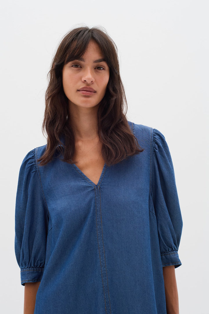 Racheliw Dress Medium Blue | Kjoler | Smuk - Dameklær på nett