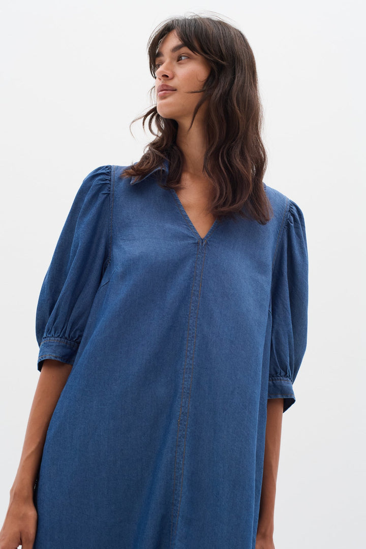 Racheliw Dress Medium Blue | Kjoler | Smuk - Dameklær på nett