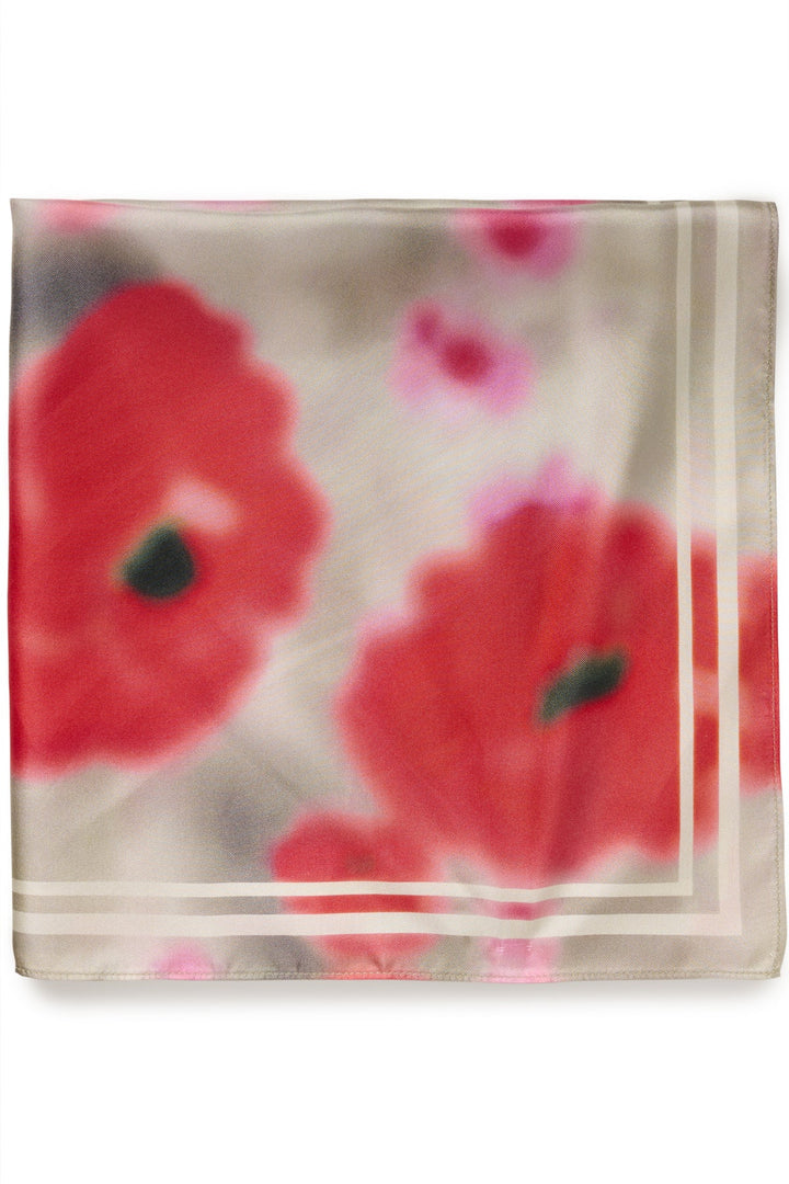 Rafiqiw Scarf Large Blurred Poppies | Accessories | Smuk