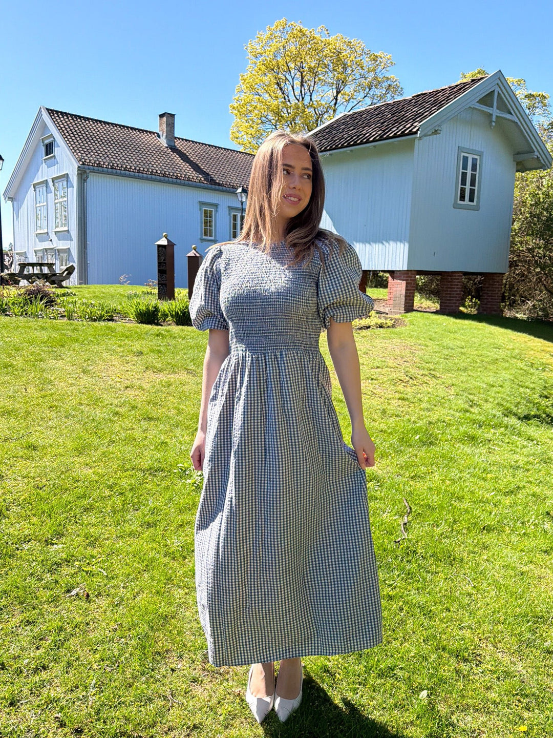 Rani Dress Misty Blue | Kjoler | Smuk